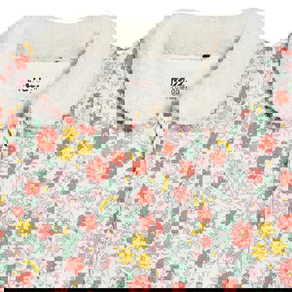 Baby Girls Floral Printed Jacket, Multicolour - Minicuddles