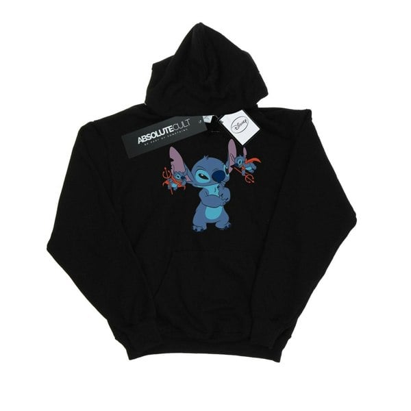 Disney Womens/Ladies Lilo And Stitch Little Devils Hoodie - Black