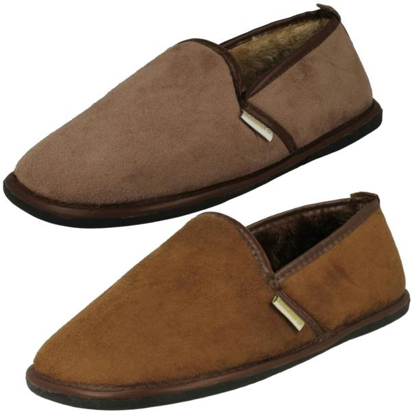 Mens Coolers Warm Lined Full Slippers C-3934