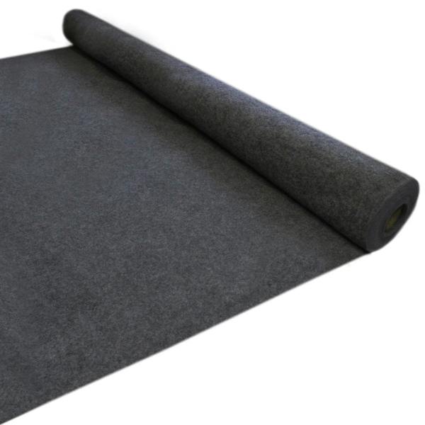 Anthracite van lining roll, 11sqm, soft felt texture, dark gray color, ideal for VW Caddy interior customization