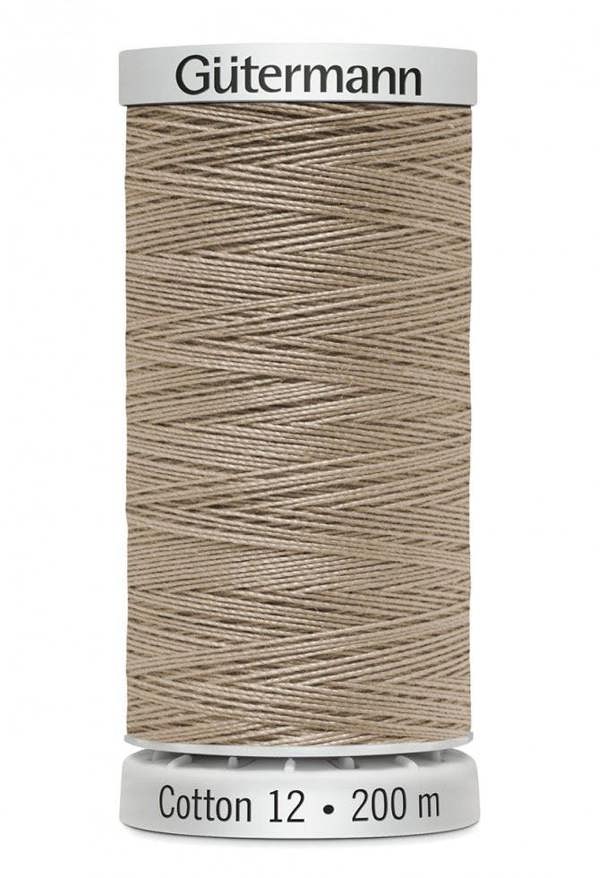 Gutermann No 12 Sulky Cotton Embroidery Thread 200m Cotton Thread Suitable For Embroidery