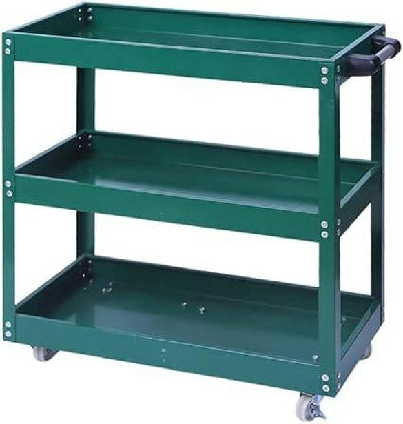 HYGRAD BUILT TO SURVIVE Tool Storage Heavy Duty Durable Garage Trolley Workshop 3 Tier Wheel Cart Shelf HYGRAD®