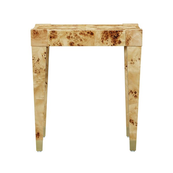 Furniture Edit Brandyss Natural Burl End Table