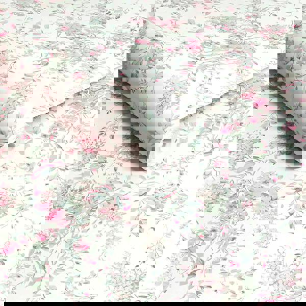 Shabby Chic Rachel Ashwell Chelsea Wallpaper | Fresh White