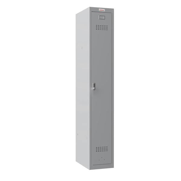 Phoenix Safe Phoenix PL 300D Series PL1133GGE 1 Column 1 Door Personal locker in Grey with Electronic Lock