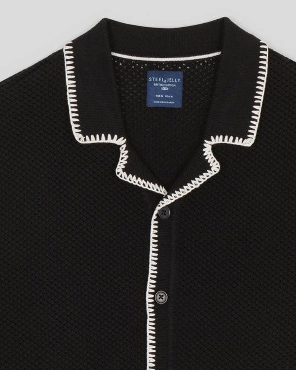 Steel & Jelly Morden - Honeycomb Knit Short Sleeve Shirt