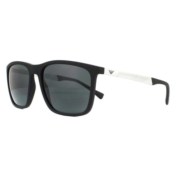 Emporio Armani Sunglasses EA4150 506387 Rubber Black Grey