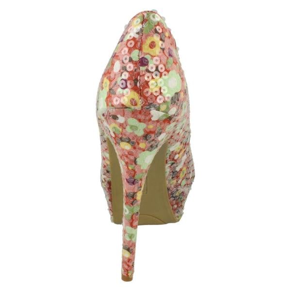 Spot On Ladies Spot On Platform Stilletto Shoe