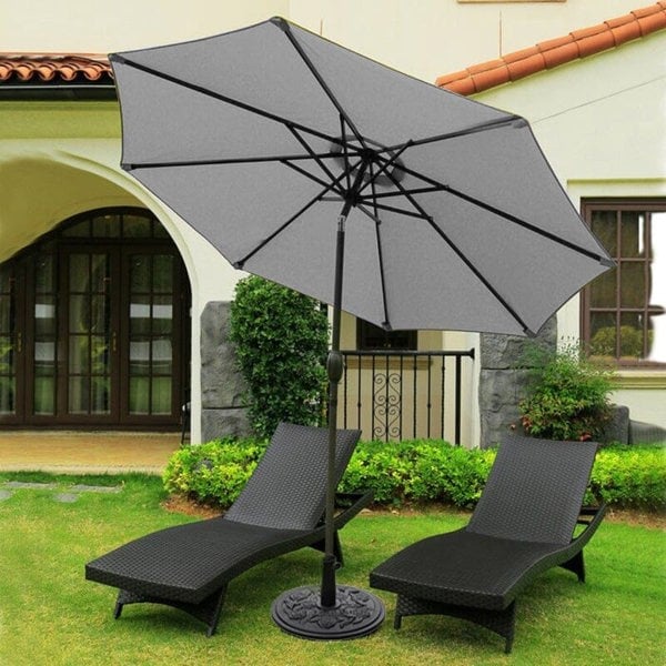 Copy of 3M Backyard Sunshade Parasol Garden Tilt Umbrella with Crank Parasols Living and Home