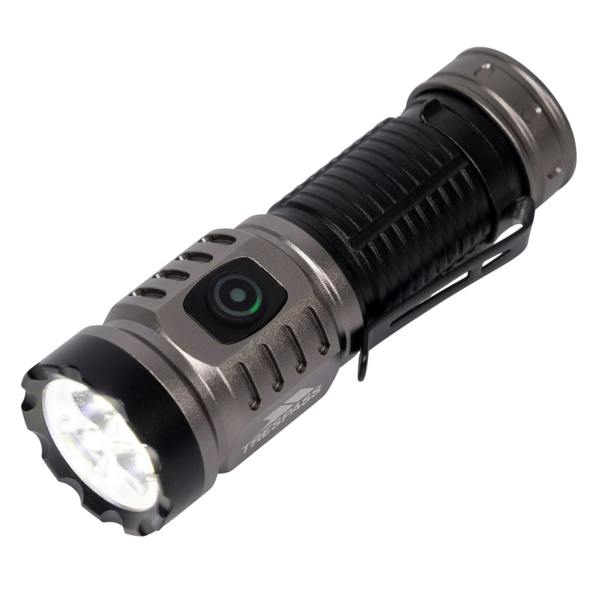 Trespass Pocketshine Mini Hand Torch - Black/Grey - 