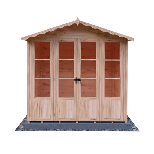 Shire 7x7 Kensington Summerhouse 12mm shiplap interlock cladding