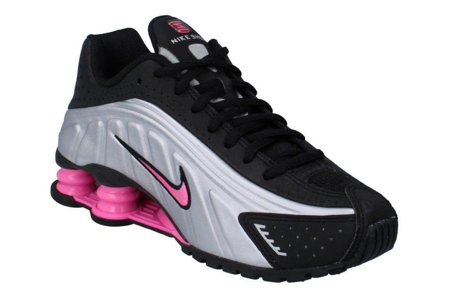 Nike Shox R4 GS Cw2626 006 - Black Metallic Silver 006 - Photo 3