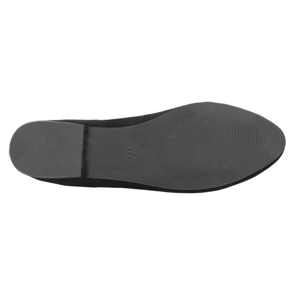 Spot On Ladies Spot On Looped Vamp Stitched Ballerinas