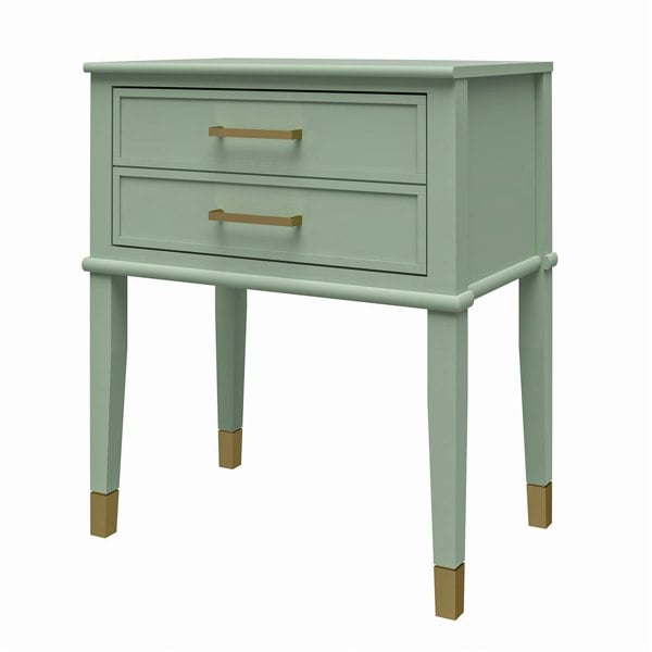 Dorel Home Westerleigh End Table with Drawer in Green
