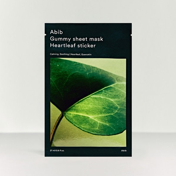 ABIB Gummy Sheet Mask #Heartleaf Sticker 27ml