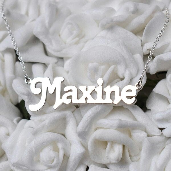 Christopher James of London Sterling Silver Terra Style Personalised Name Necklace