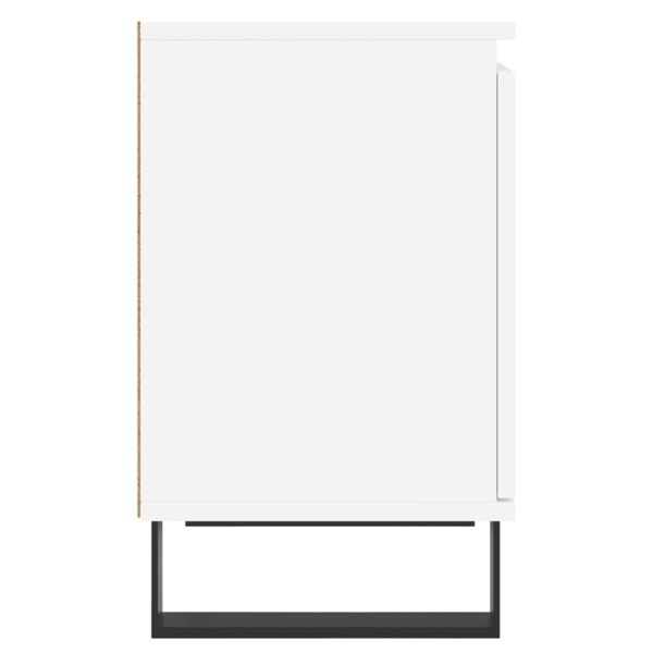 Berkfield Bedside Cabinets 2 pcs White 40x30x50 cm Engineered Wood