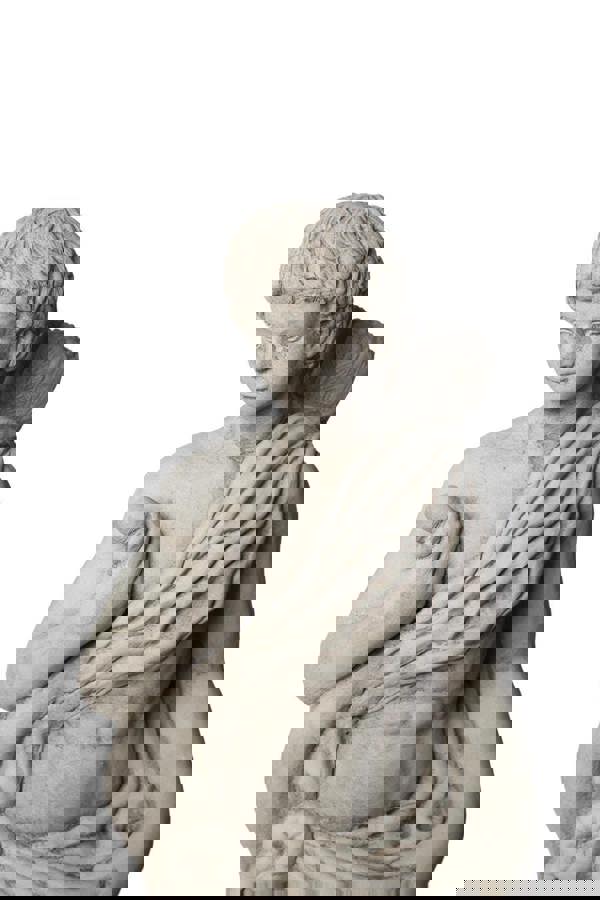 Large Greek style Hunter Male Stone Cast Statue