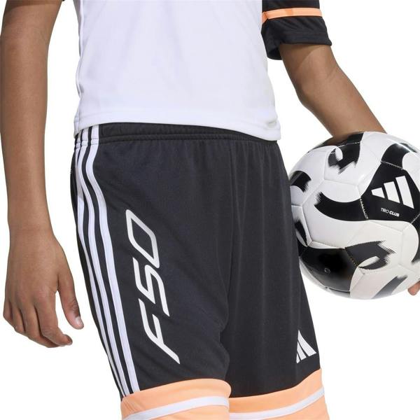Adidas Childrens/Kids F50 Drawstring Waist Shorts - Black/Orange - 