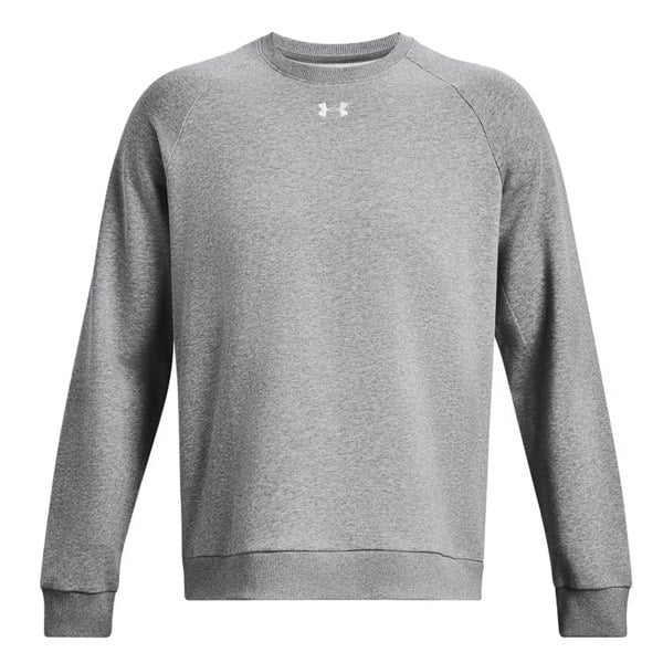 Under Armour Unisex Adult Rival Fleece Crew Neck Sweatshirt - Castle Rock/White