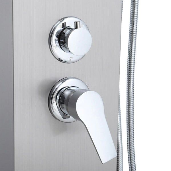 Shower Panel Tower System Bathroom with Hand Shower Water Heaters Living and Home