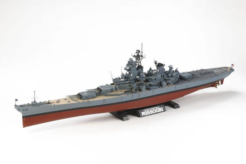 Tamiya US Navy Battleship BB-63 Missouri - Circa 1991 (1:350 Scale)
