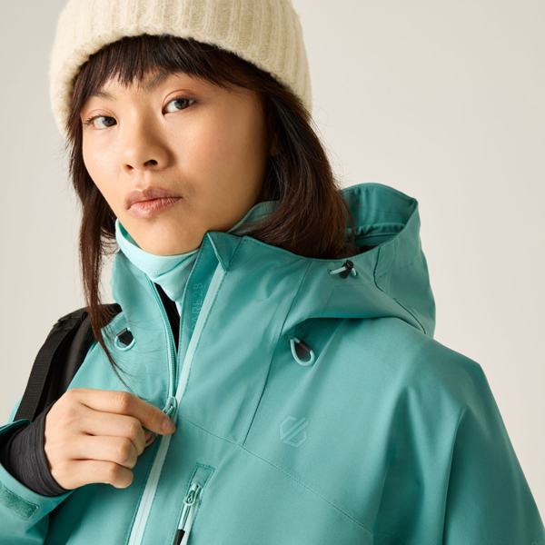 Dare 2B Womens Torrek III Logo Jacket - Teal/Water Ballet