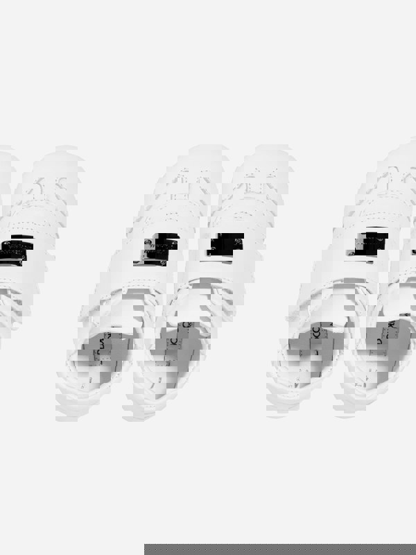 Dolce & Gabbana Kids Dolce & Gabbana Baby Leather Pre-Walker Trainers in White