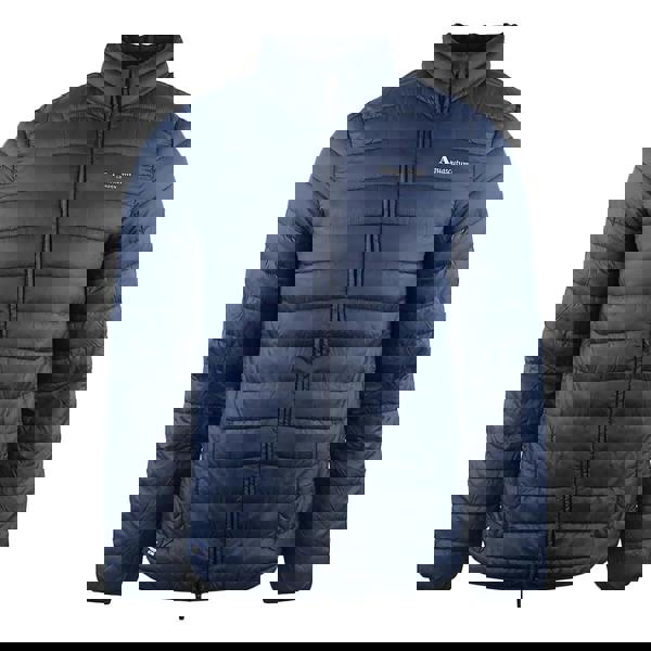 Aquascutum Mens Logo Padded Jacket - Navy Blue - 