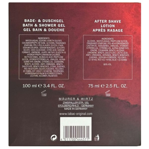 Tabac Set - After Shave 75ml + Bath & Shower Gel 100ml