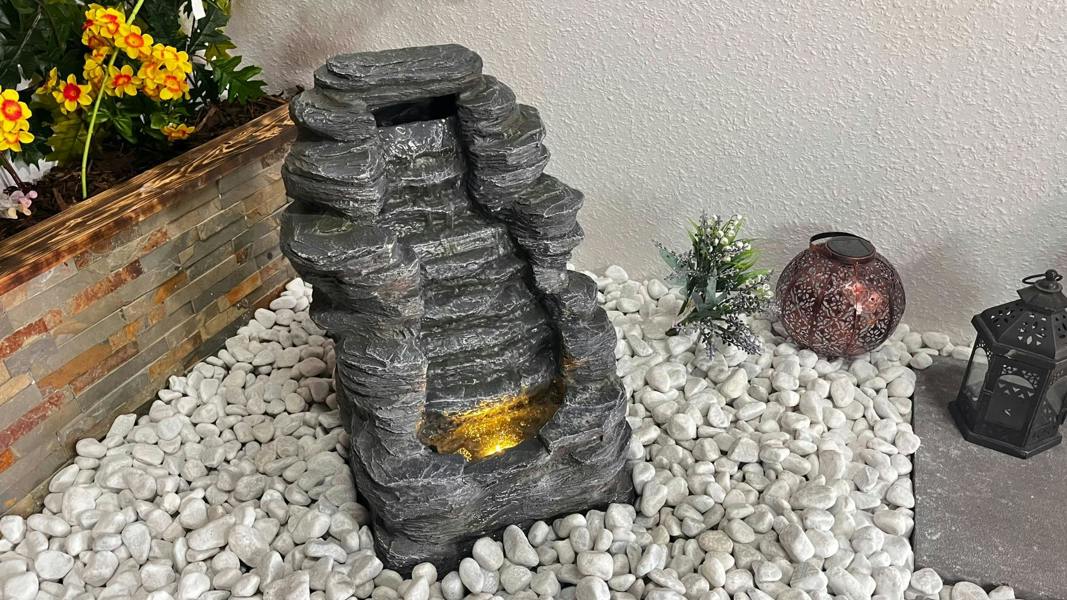 Tranquillity Water Features Mini Rock Cascade Rock Effect Water Feature
