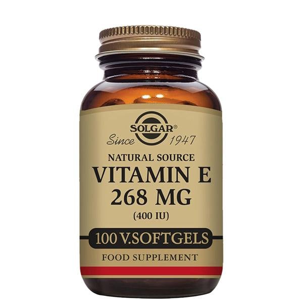 Solgar Vitamins Natural Source Vitamin E 268mg (400 IU) Softgels x 100