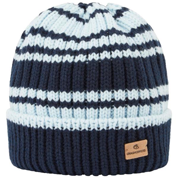Craghoppers Womens/Ladies National Trust Canina Striped Beanie - Blue Navy - 