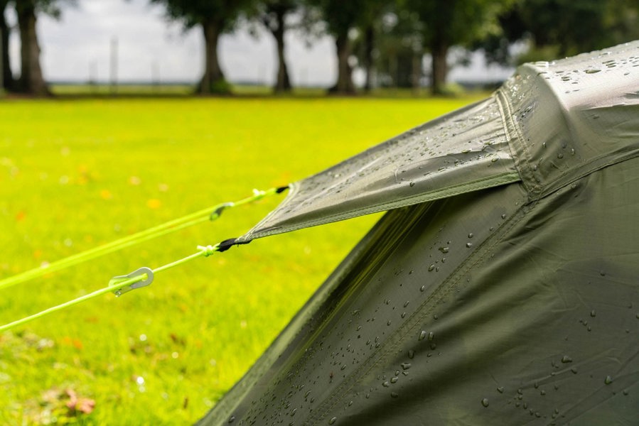 OLPRO Hawford Lightweight 2 Person Tent (Ripstop) OLPRO has high visibility guy ropes,  making them harder to trip over.