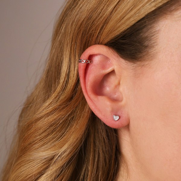 Gold Trip Hollow Hearts Ear Cuff
