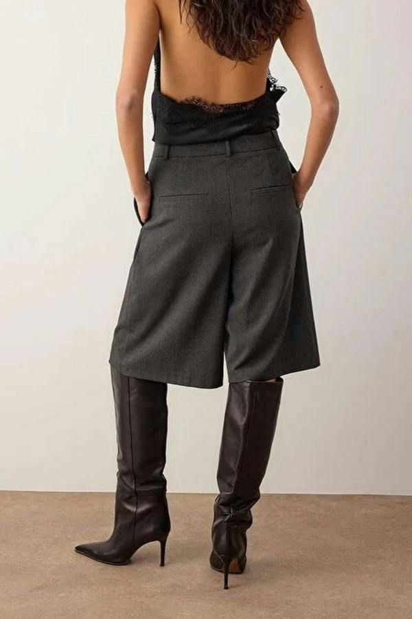WOVCOR Long Fabric Shorts