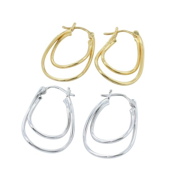 Reeves & Reeves Double Hoop Earrings