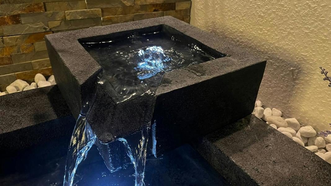 Tranquillity Water Features Oasis Pour Contemporary Water Feature