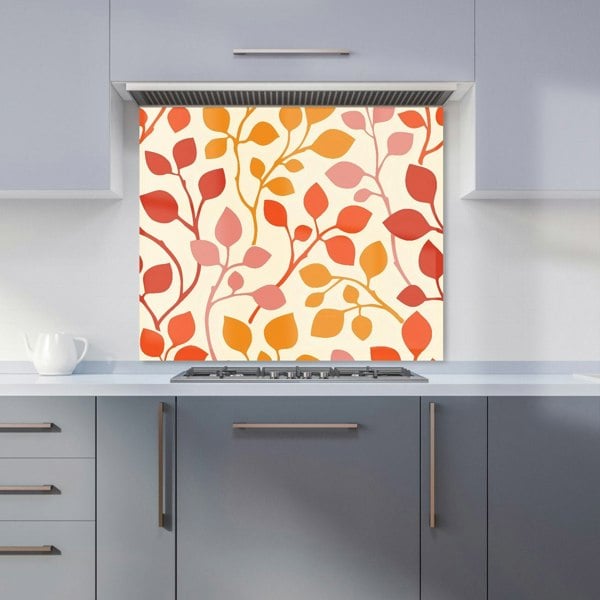 Warren Reed - Designer Colorful Autumn Leaves Kitchen Splashback