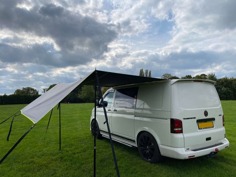 Rectangle Campervan Shade Canopy OLPRO , imageset:Charcoal