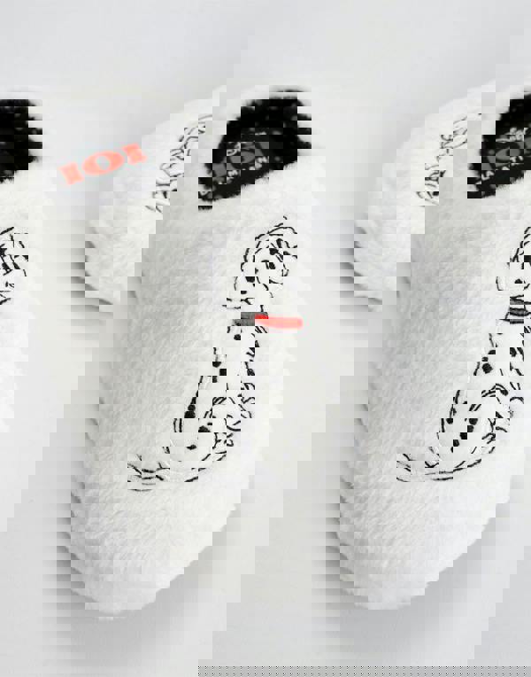 Disney Womens White 101 Dalmatians Mule Slippers