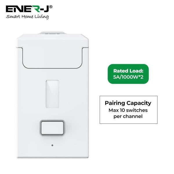ENER-J 500W x2 RF+WiFi Non-Dimmable Dual Receiver Module, PRO Series