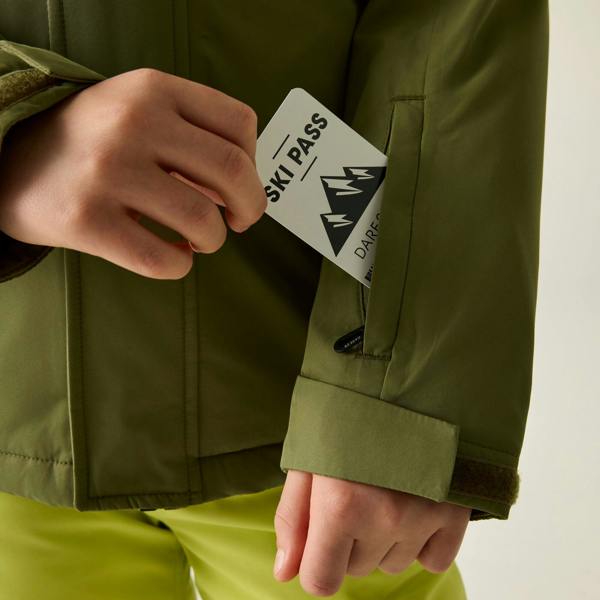 Dare 2B Childrens/Kids Chill Ski Jacket - Martini Olive - 
