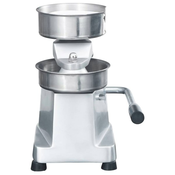 Berkfield Hamburger Press Machine with 500 Patty Papers Aluminium 10 cm