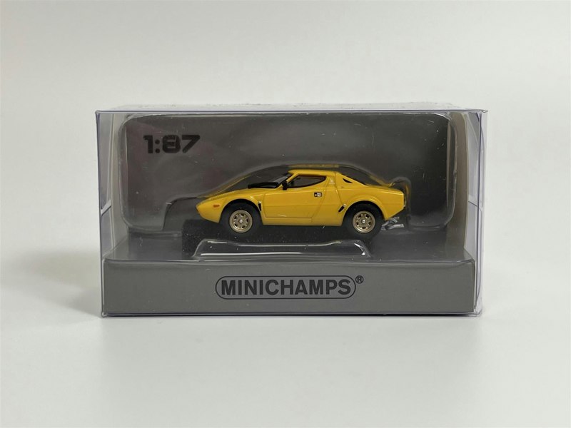 Minichamps Lancia Stratos 1974 Yellow 1:87 Scale 870125020