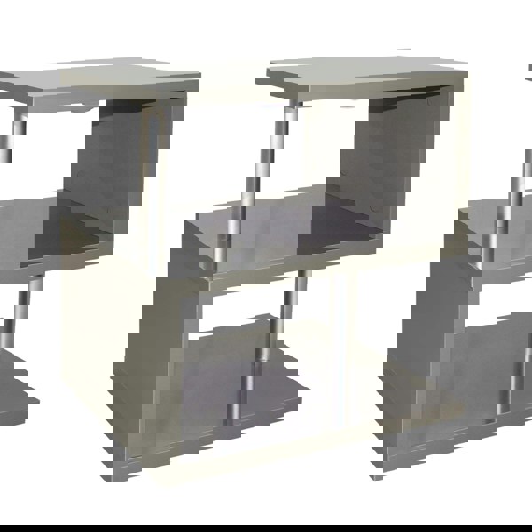 Comfy Living Burnham High Gloss Side Table with LED Lighting