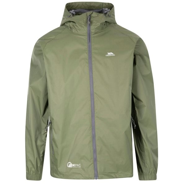 Trespass Unisex Adult Qikpac Waterproof Jacket - Moss