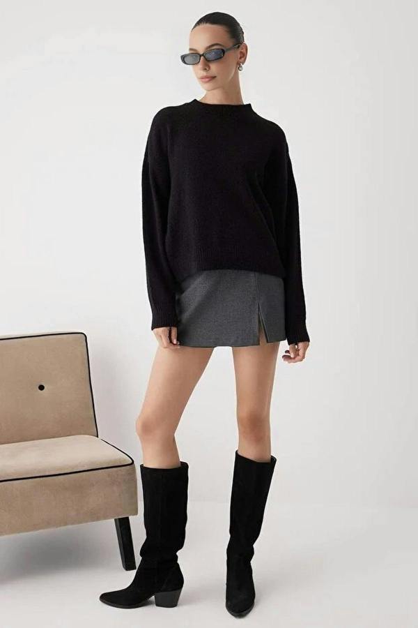 WOVCOR Alpaca Wool Blend Premium Oversize Knit Sweater