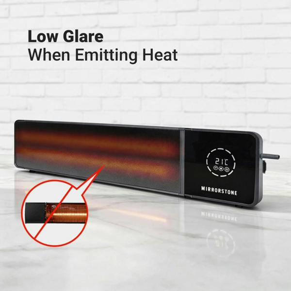 Mirrorstone Heating 2.4kW Theia Infrared Bar Heater