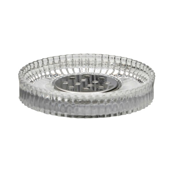 Showerdrape Regent Ribbed Glass Chrome Soap Dish